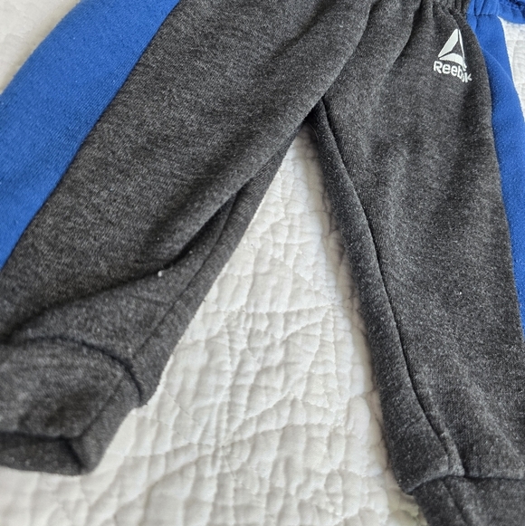 Reebok Baby 2-Piece Sweat Suit Blue Gray 12 Months - Picture 5 of 10